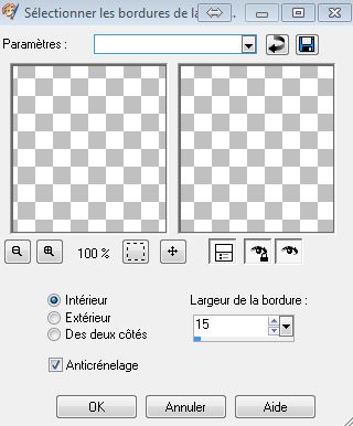 sélectionner bordure